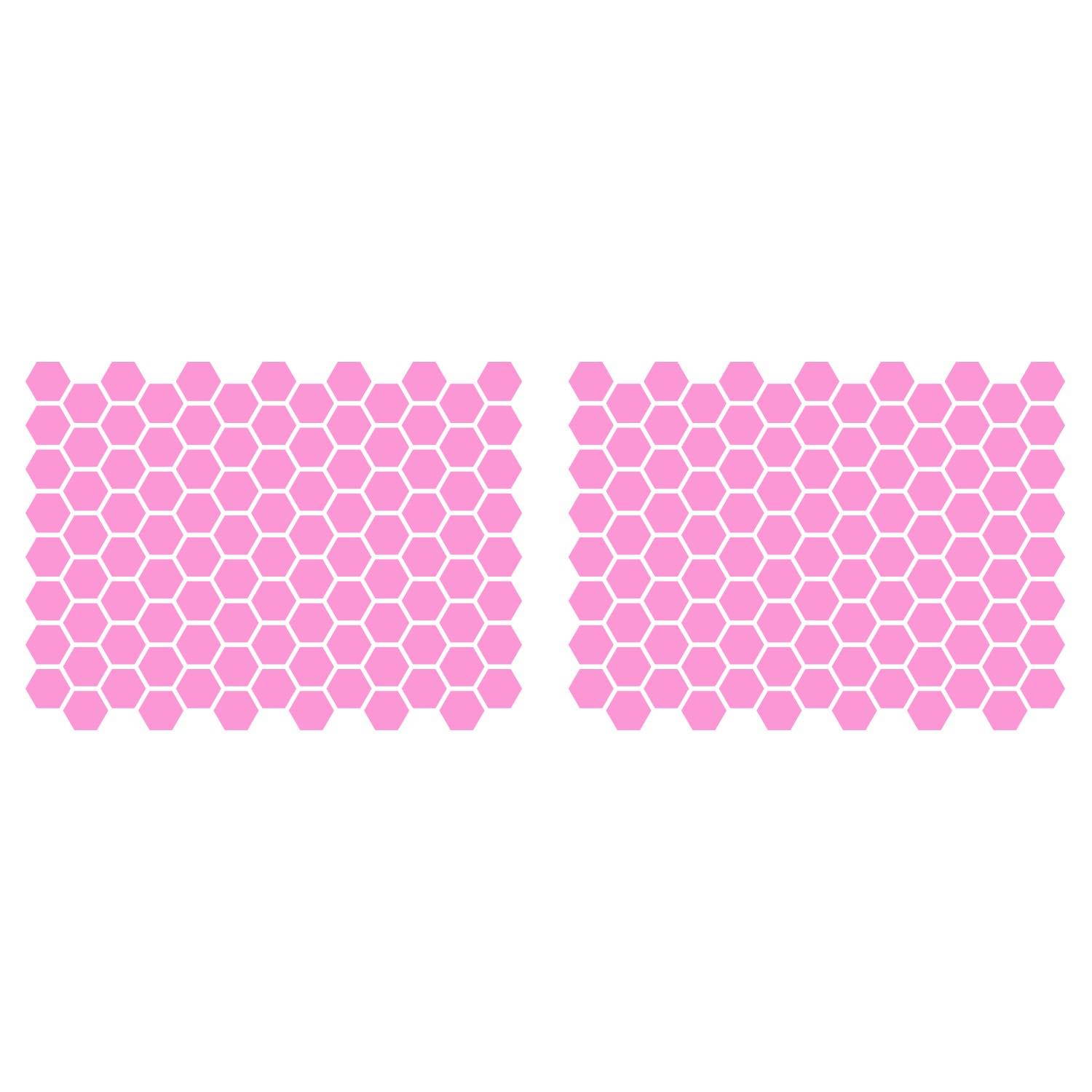 LiteMark 1 Inch Blue Hexagon Decals - Pack of 208