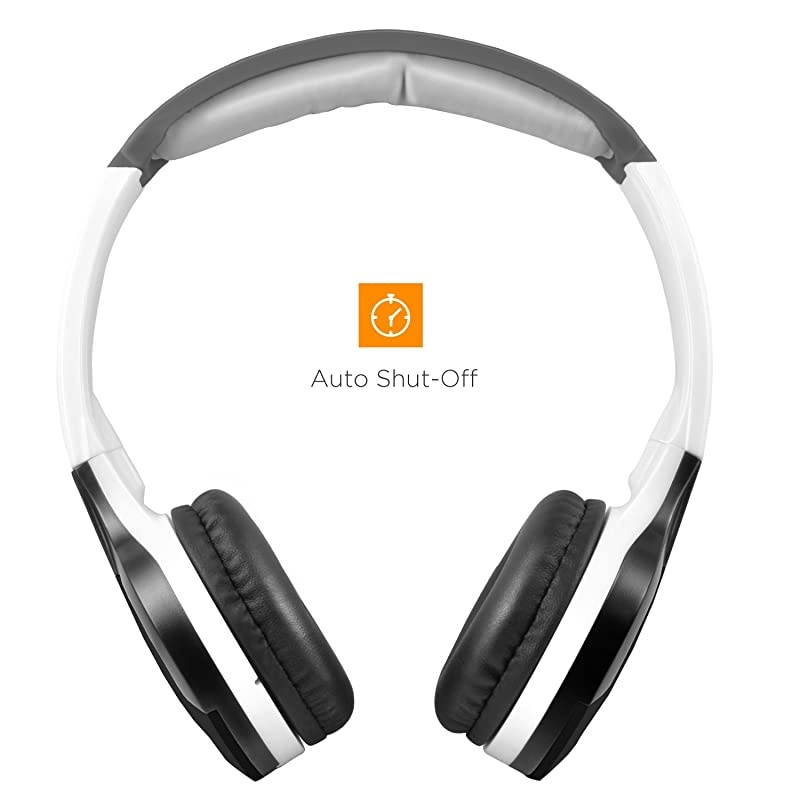 Universal IR in Car Entertainment Wireless Foldable Headphones Black