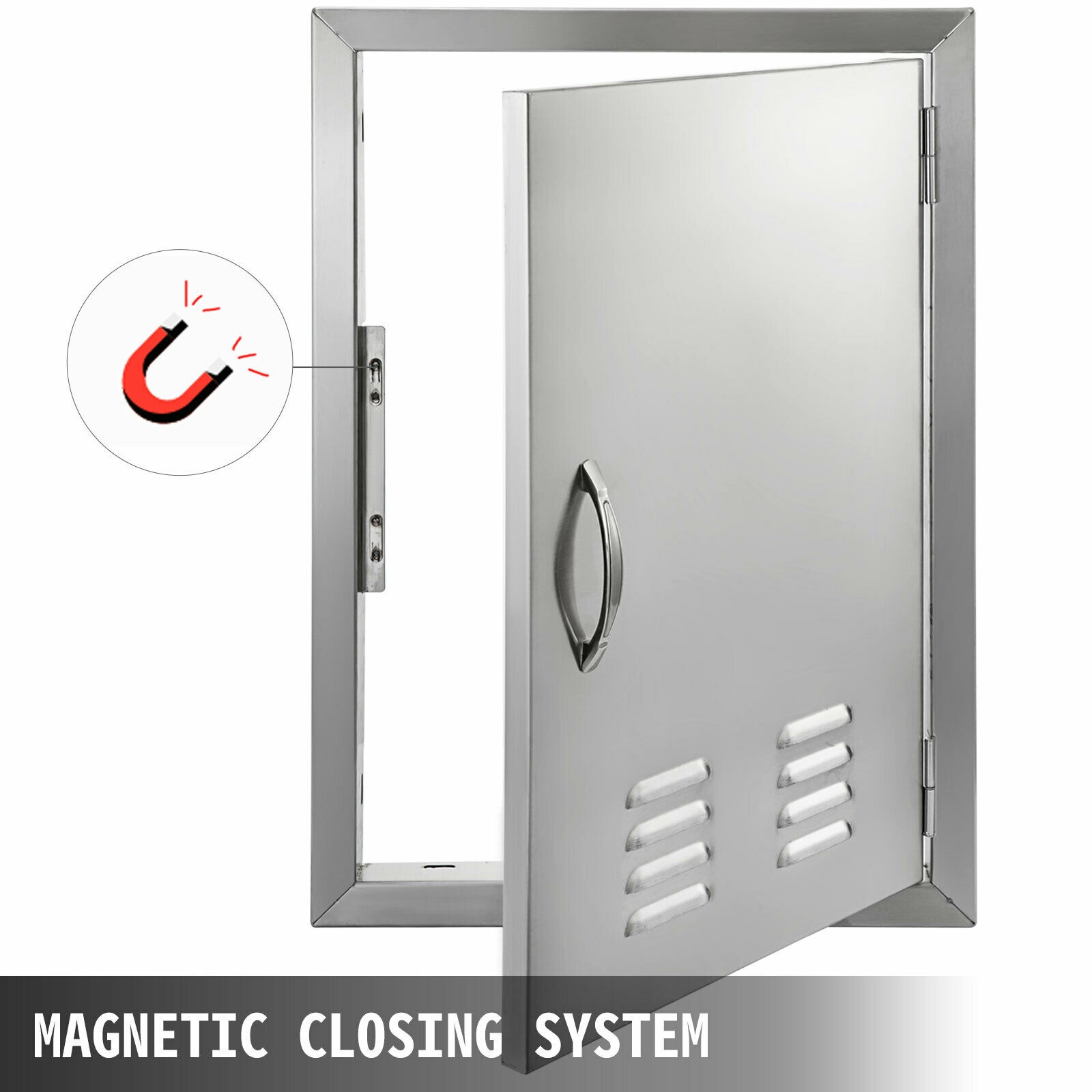 24" x 17" Outdoor Kitchen BBQ Island Components Stainless Steel BBQ Access Door