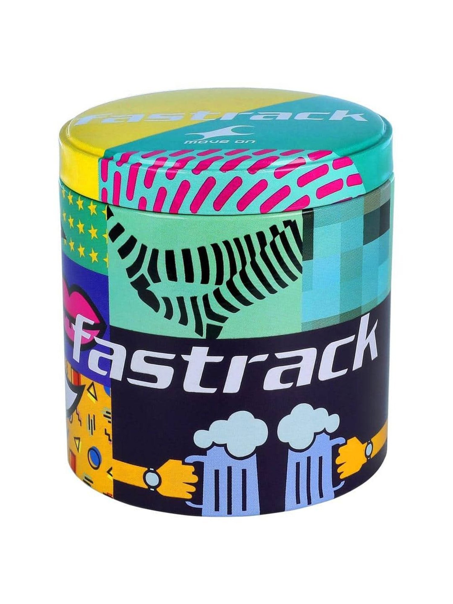 Fastrack NR68016PP01 Street Line Analog Digital Watch for Women