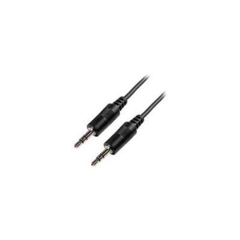Cables Unlimited AUD-1100-02 3.5mm Male to Male Stereo Cable (2 feet, Black)