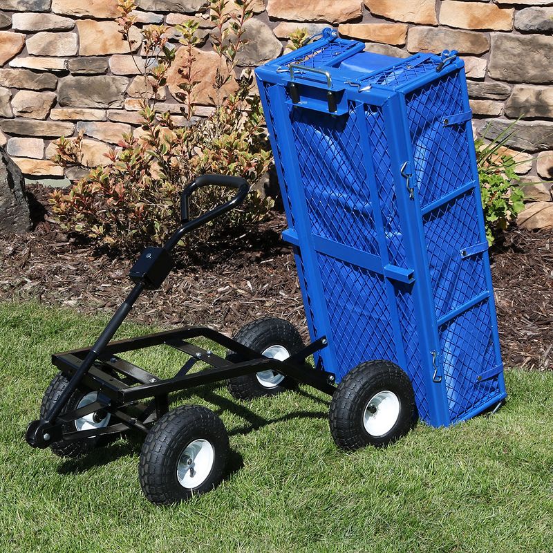 Gorilla Carts Steel Utility Garden Cart with Removable Sides Capacity
