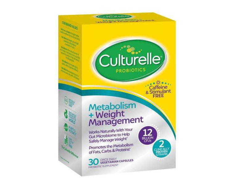 Culturelle Healthy Metabolism + Weight Management Probiotic Vegetarian Capsules - 30ct
