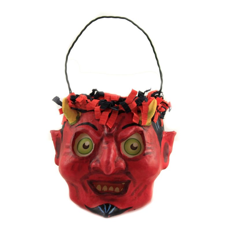 Jorge De Rojas 3.75" Devil Bucket Horns Red Halloween  -  Decorative Figurines
