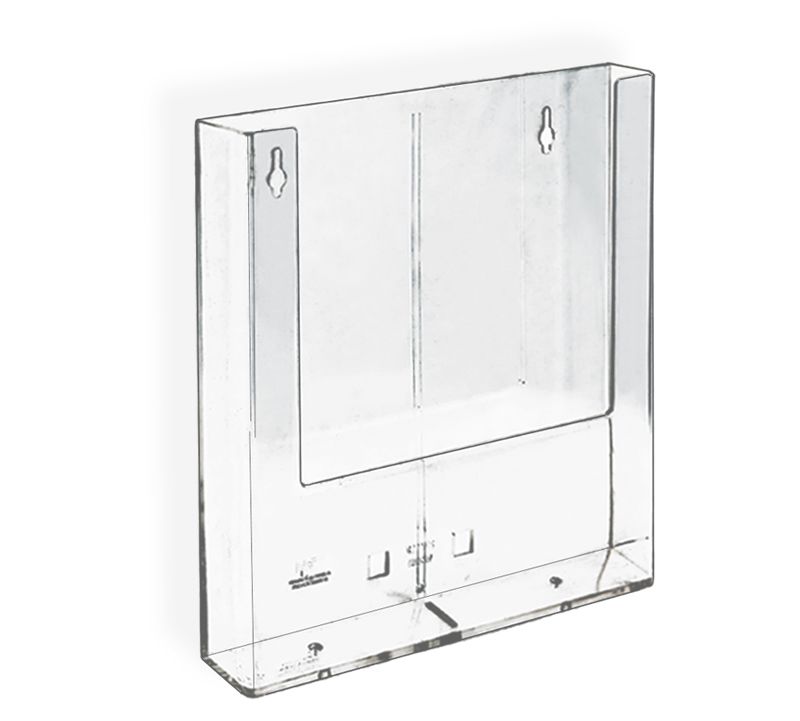 Azar Trifold Wall Mount Brochure Holder 10ct