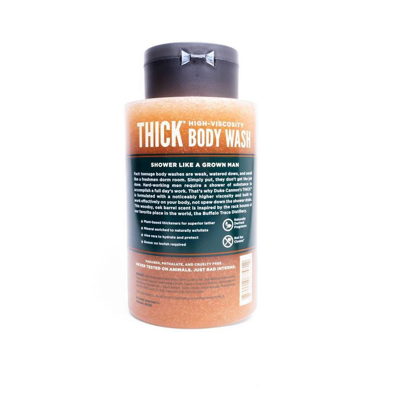 Duke Cannon Thick Body Wash Barrel Char - 17.5 fl oz