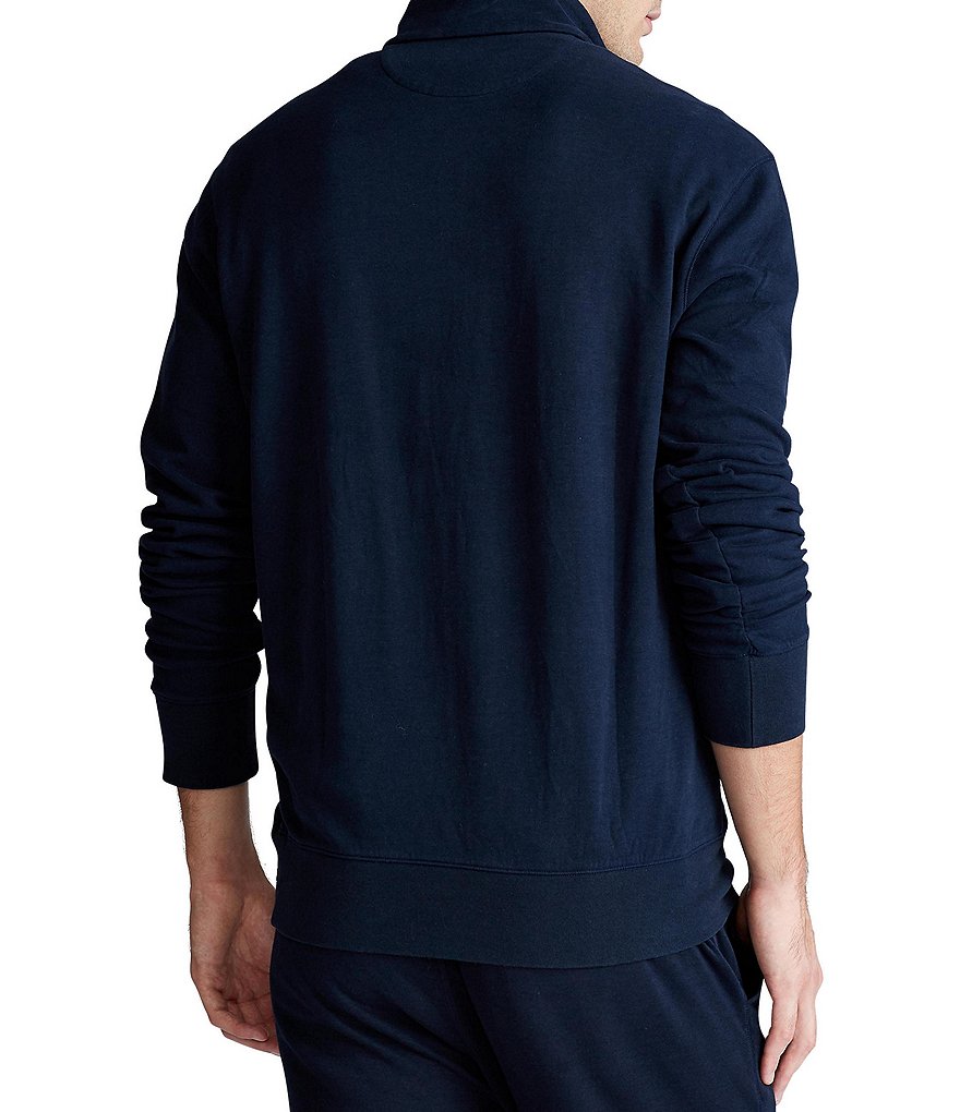 Cutter & Buck Big & Tall Traverse Stripe Performance Stretch Half-Zip Pullover