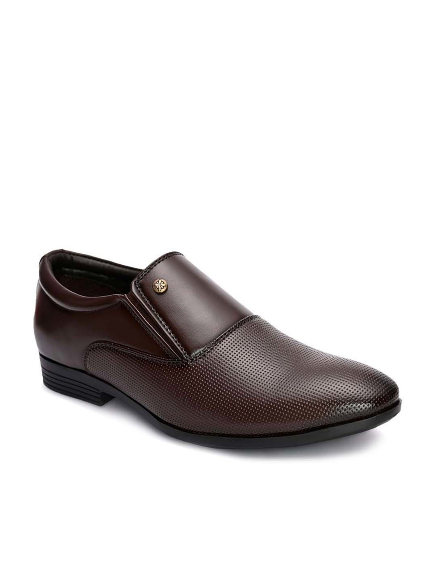 Giorgio Men's Brown Formal Slip-Ons