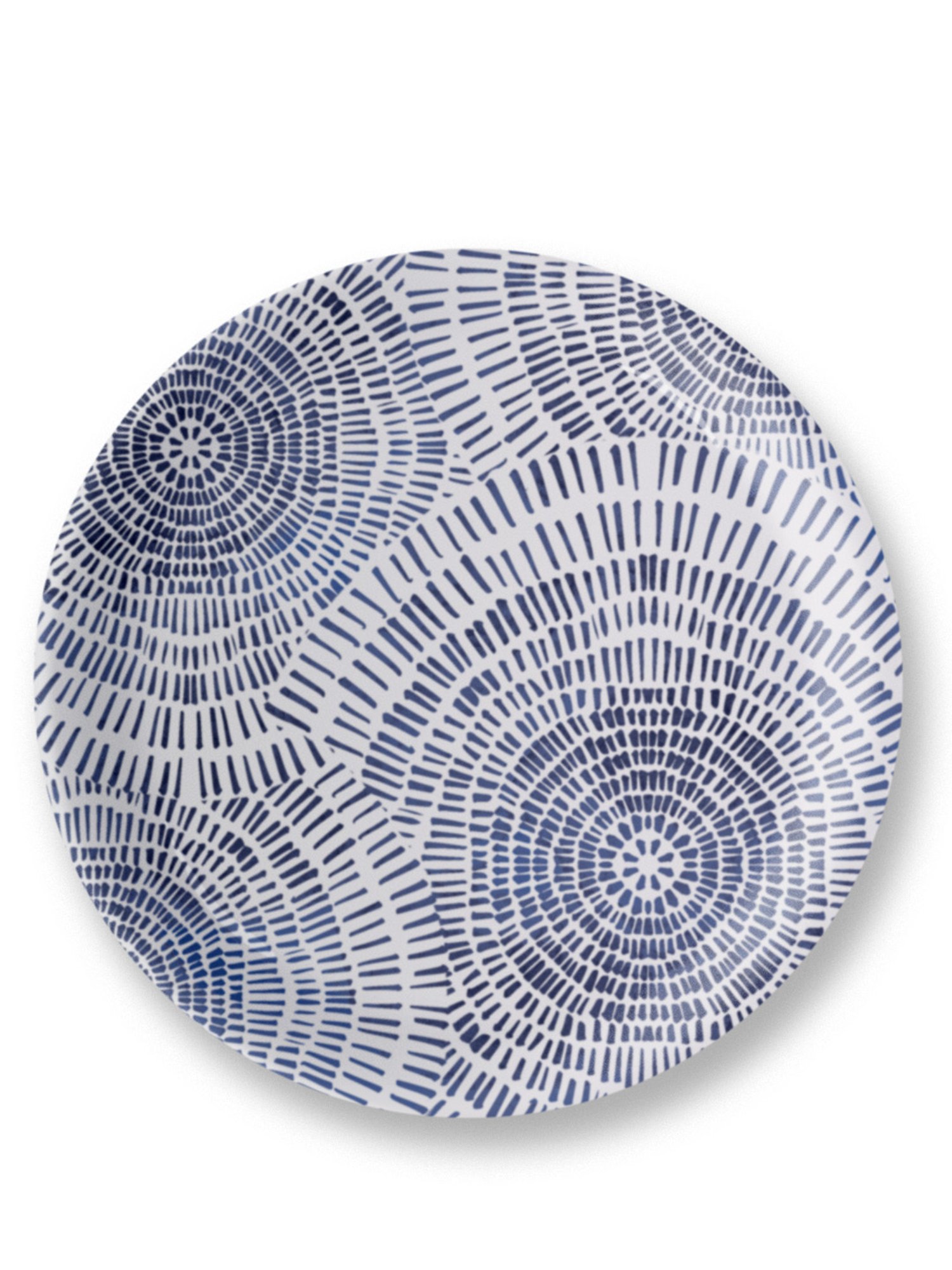 Nestroots Tranquil Tide Blue & White Porcelain&iquest;Decorative Wall Plate
