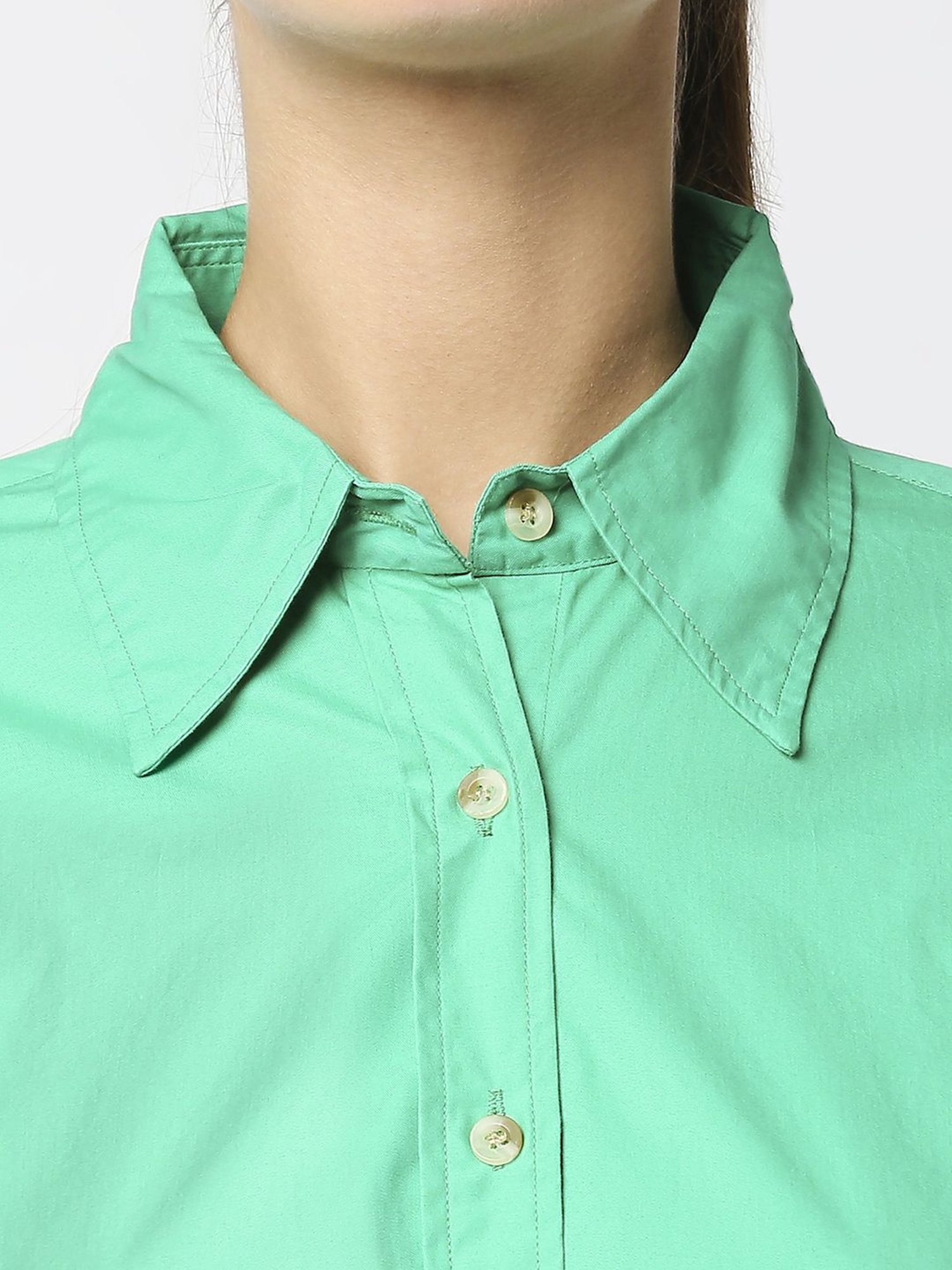 Remanika Green Pure Cotton Shirt