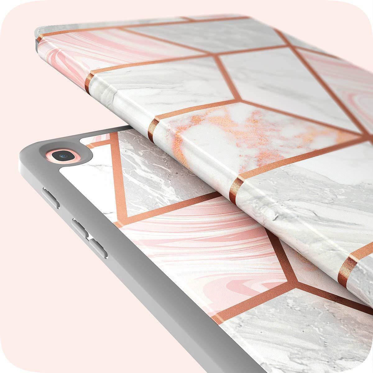 i-Blason Case Designed for Galaxy Tab A 10.1 (SM-T510/T515) 2019, [Cosmo] Full-Body Protection with Built-in Screen Protector Case for Samsung Galaxy Tab A 10.1 2019 Release (Marble)