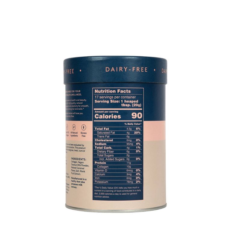 DOSE&CO Dairy-Free Collagen Creamer - Caramel - 12oz