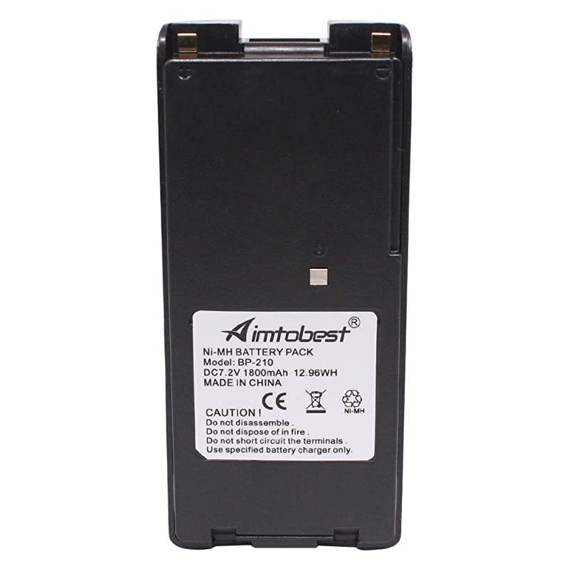 N 1800mAh NiMH Battery Compatible for ICOM ICA6 ICA24 ICF3GT ICF21 ICF30GT ICF31GT ICF40GT ICF41GS BP209N BP222N
