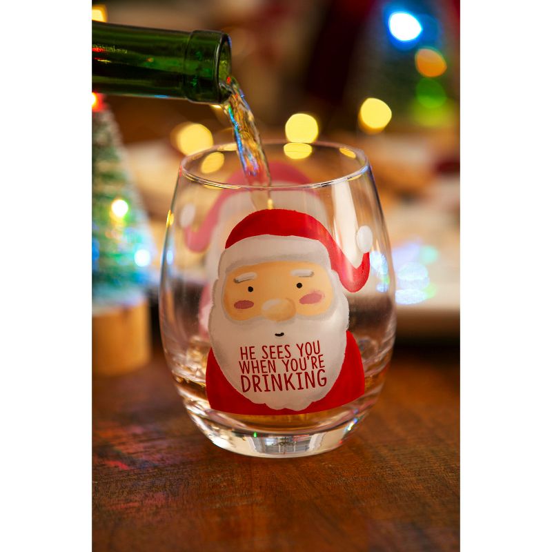 16oz 4pk Glass Goblet Glasses - Threshold™