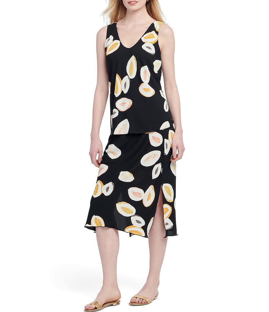 NIC + ZOE Lemon Squeeze Sleeveless Tank