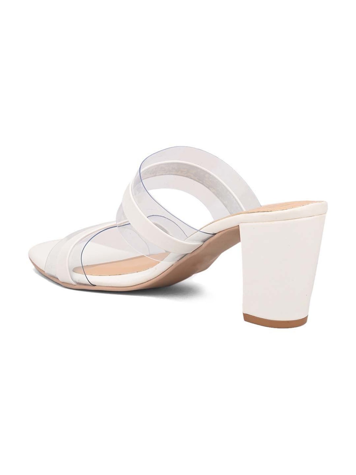 Hydes N Hues Women's White Casual Sandals