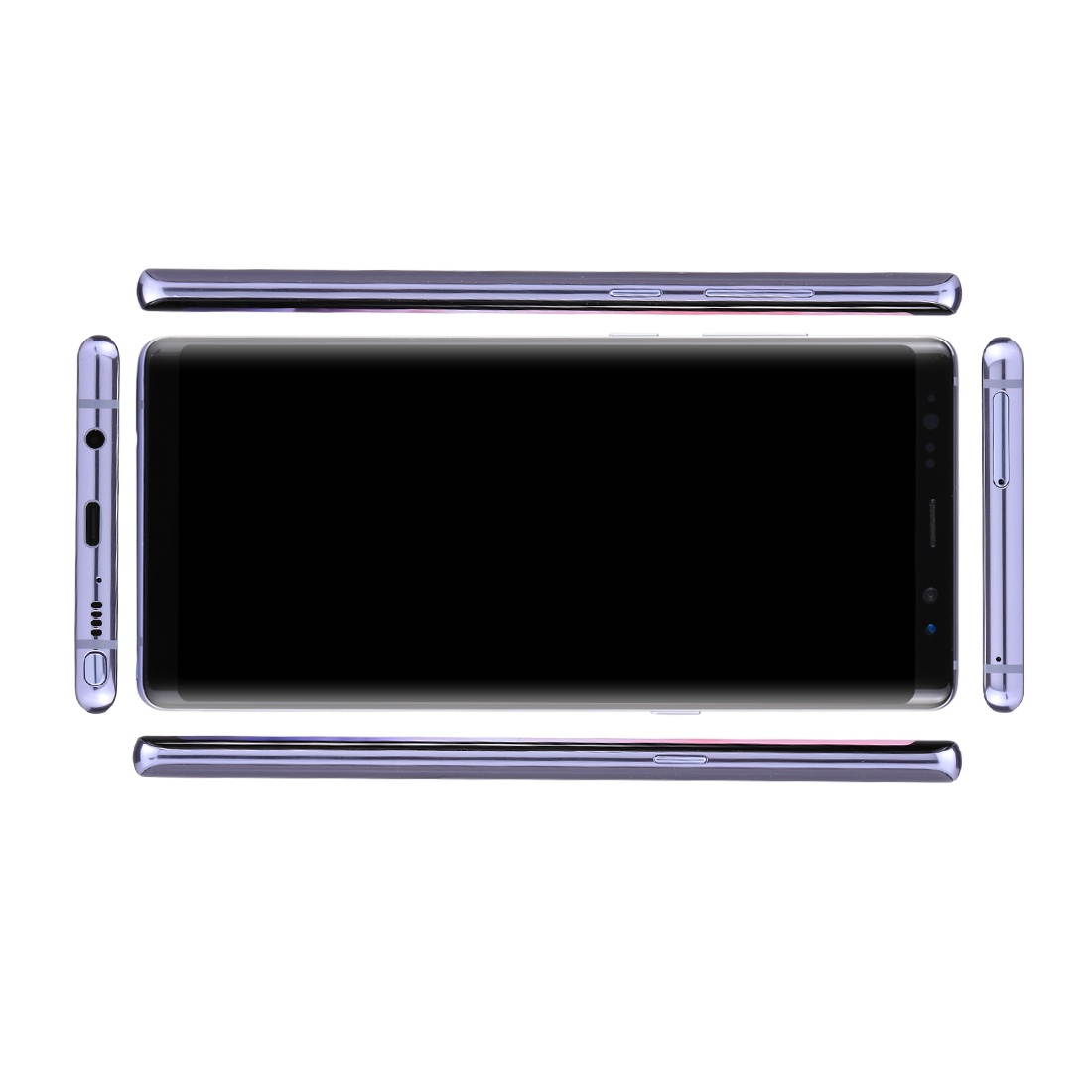 For Galaxy Note 8 Dark Screen Non-Working Fake Dummy Display Model(Black)