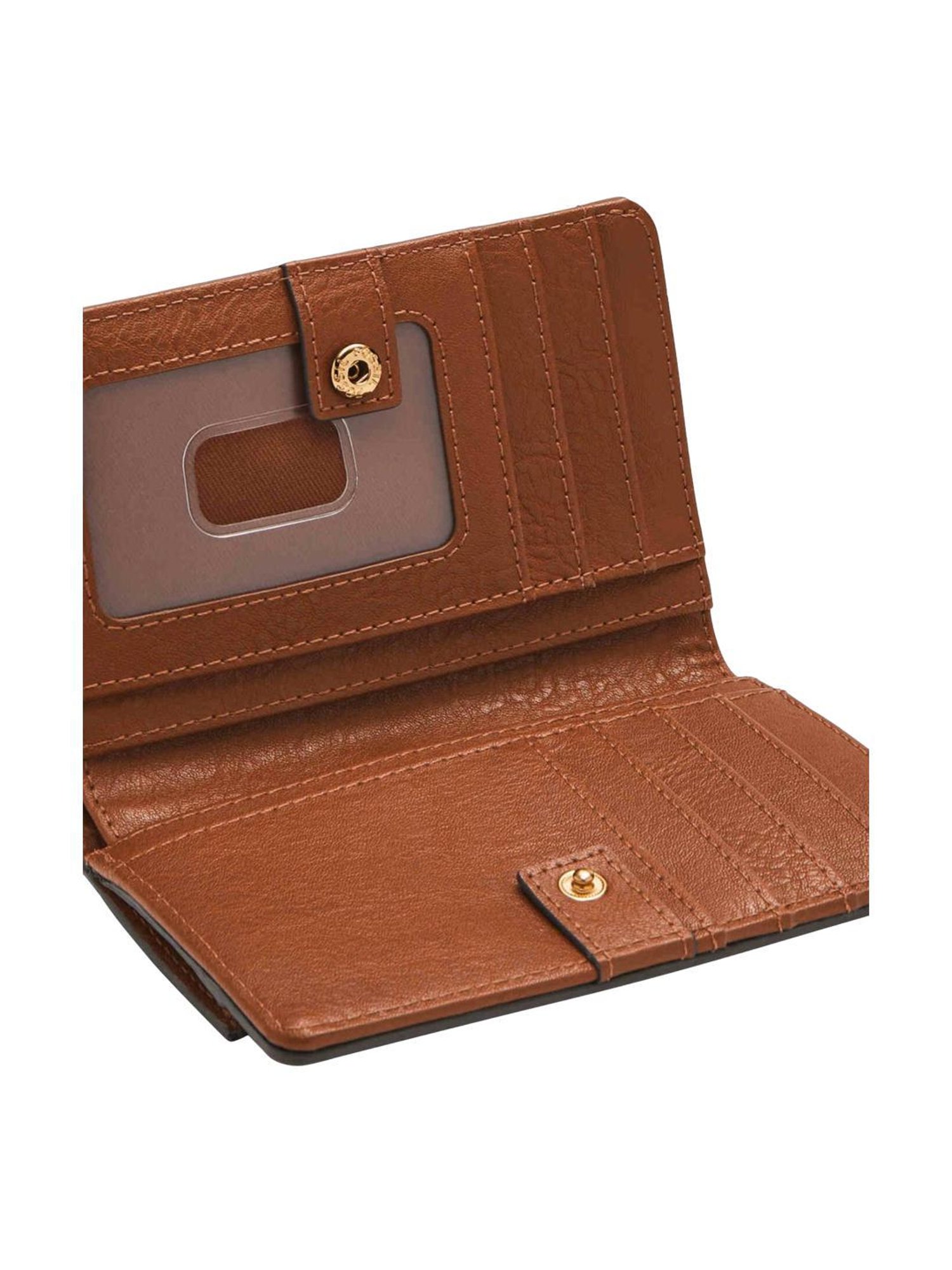 Fossil Brown Textured Bi-Fold Wallet