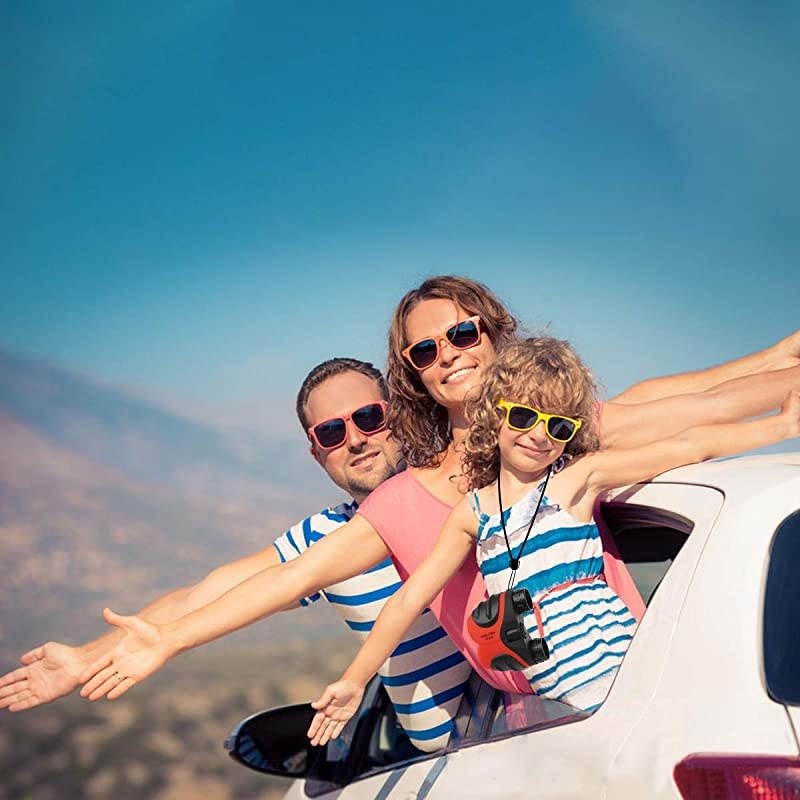 for 3-11 Year Old Girls, Compact Binocular for Kids Outdoor Toys for 4-8 Year Old Girls Birthday for Girls Age 5-10 red 8x21