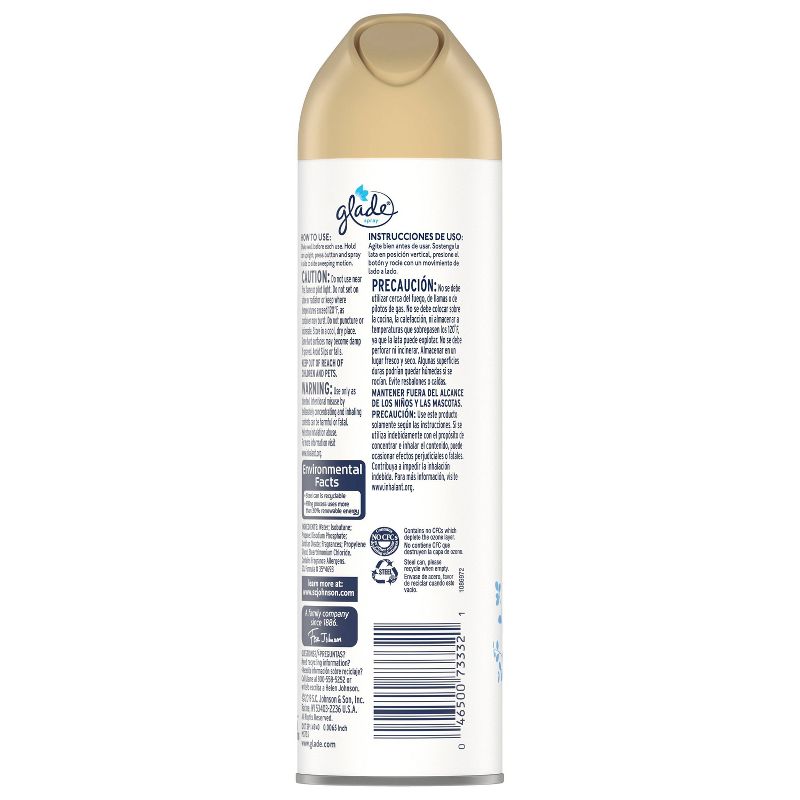 Glade Clean Linen Aerosol - 8oz