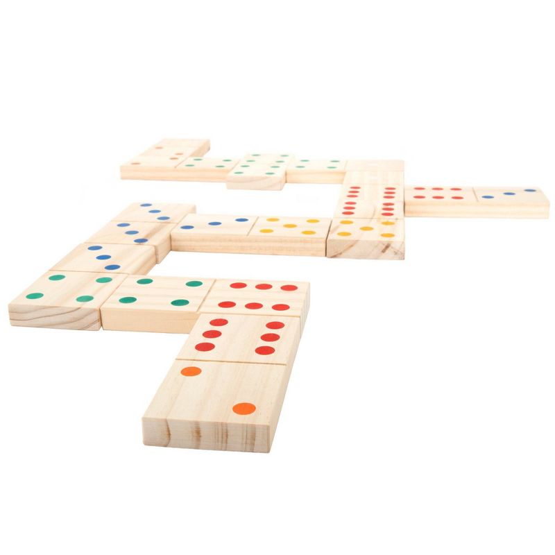 Hey! Play! Giant Wooden Dominoes Set