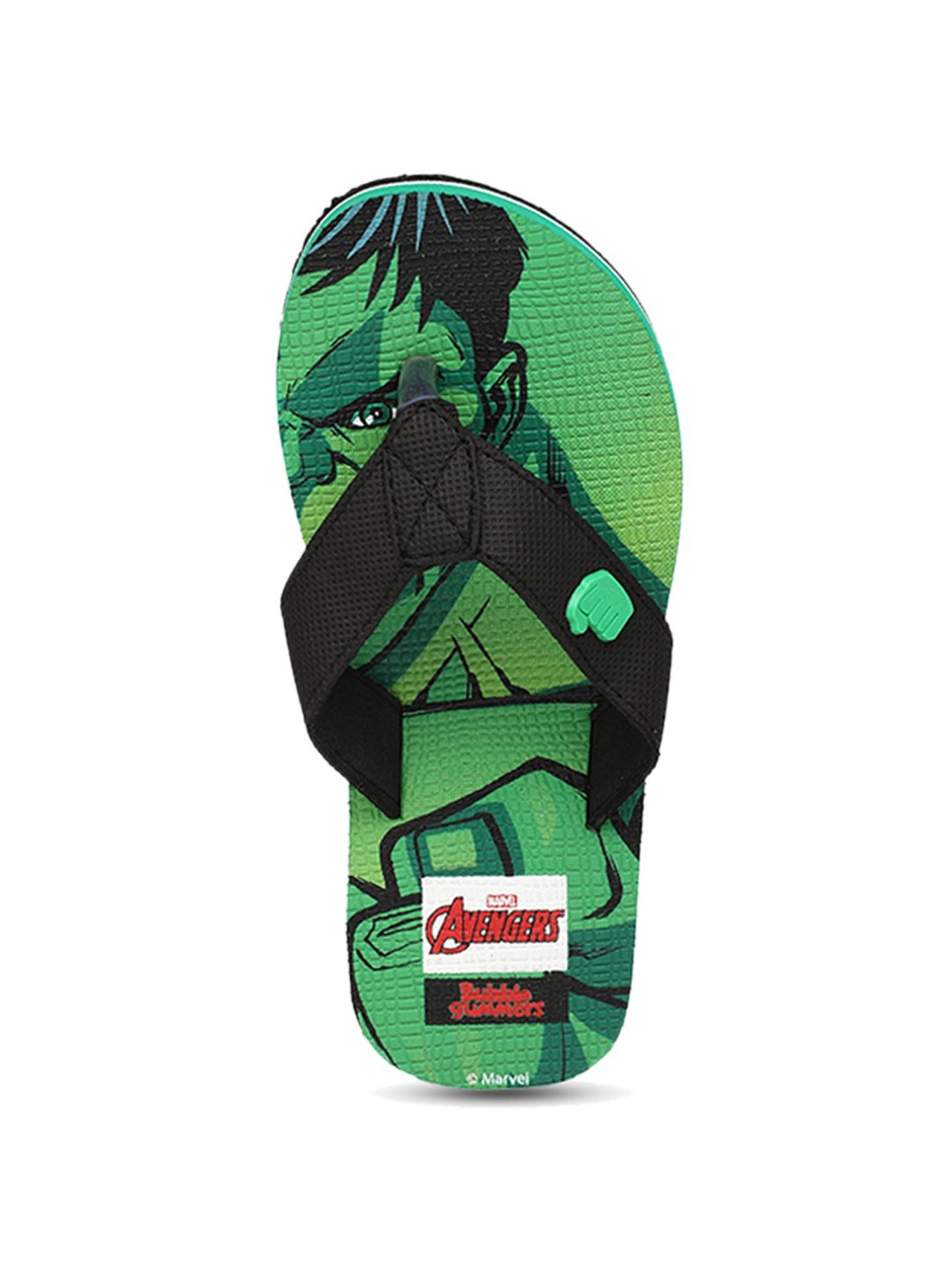 Disney by Bata Kids Green Flip Flops