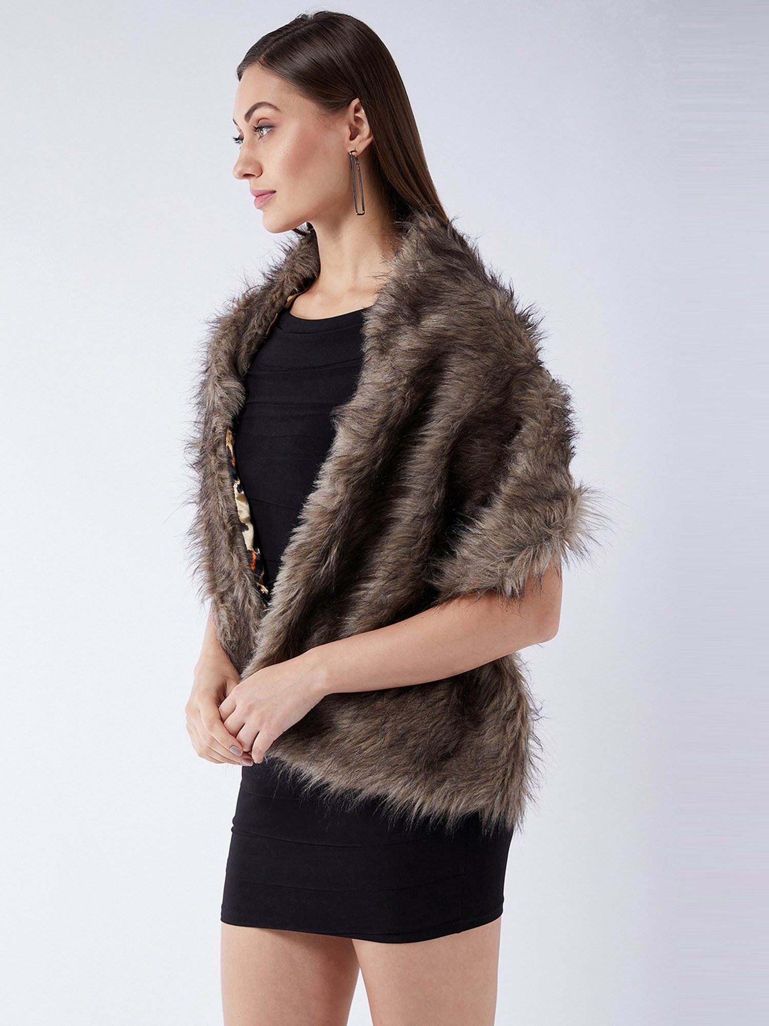 Inweave Grey Plain Cape