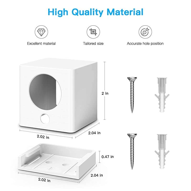 Silicone Skin for Wyze Cam Wyze Cam V2 - Come with Quick Wall Mount Bracket - Anti-Scratch Protective Cover - Extra Protect Wyze Camera (3 Pack, Black)