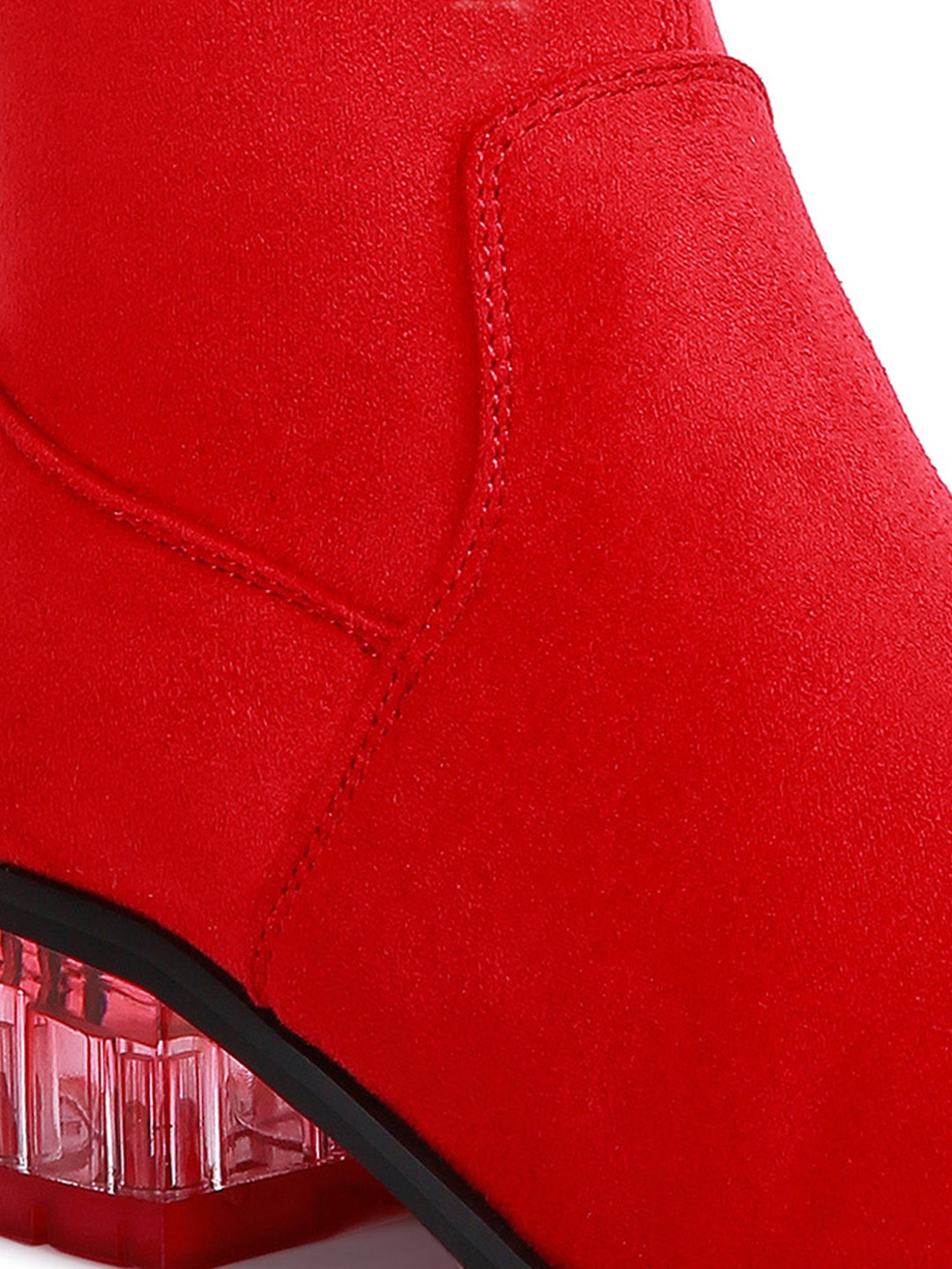 London Rag Women's Red Casual Booties