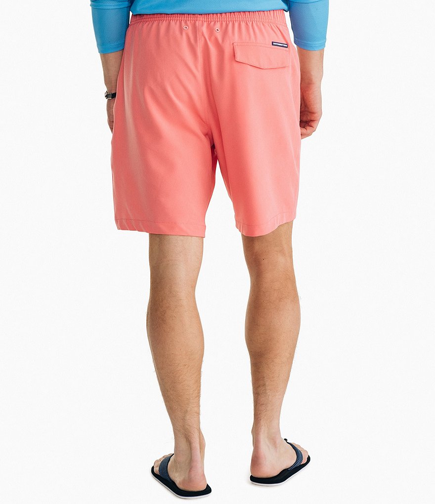 Polo Ralph Lauren Traveler Solid Blue 5 3/4#double; Inseam Swim Trunks
