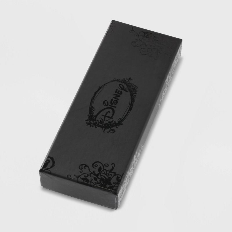 Women's Disney Mickey Mouse Silver Cardiff Leather Strap Watch - Red