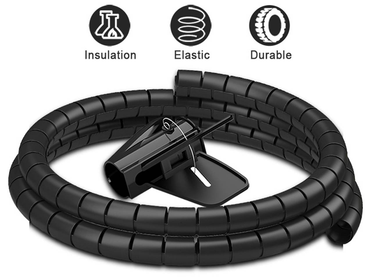 RAIDMAX Cable Comb For 3 to 3.4mm(0.11-0.13inch) Cables Translucent