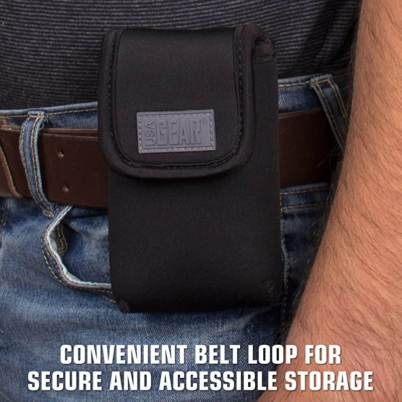 Portable Pocket Radio Case Compatible with C Crane CC Pocket Sangean DT400W Philips AE1500 Kaito KA200 Sony ICFS10MK2 and More with Carabiner Carrying Clip Belt Loop