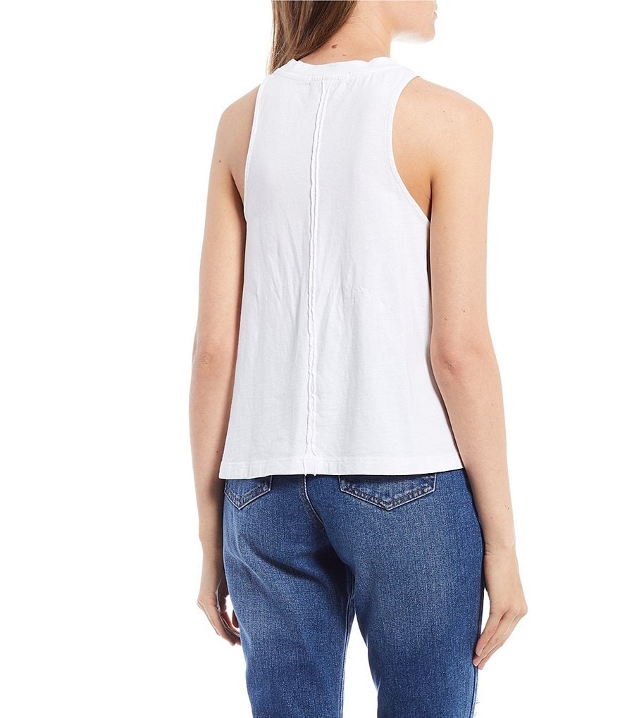C&V Chelsea & Violet Crew Neck Swing Tank Top