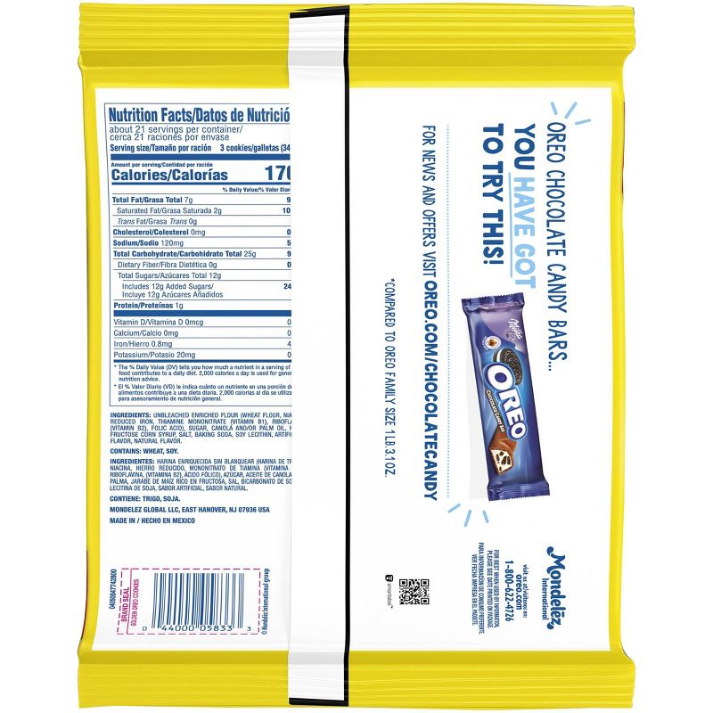 Golden Oreo Party Size Sandwich Cookies - 25.5oz