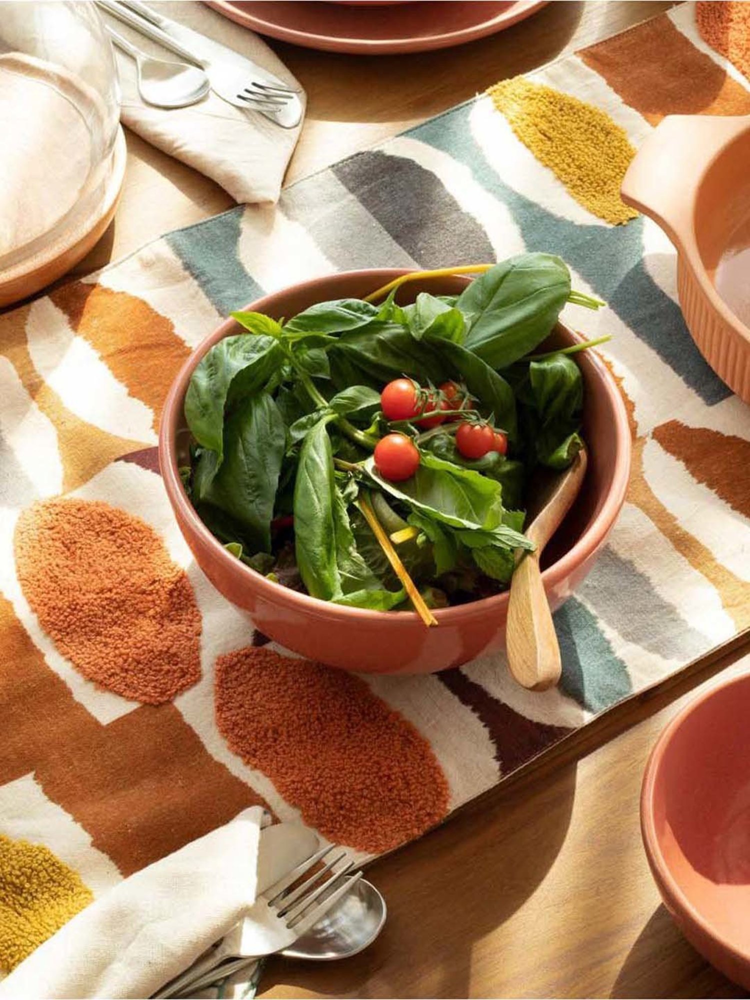 Ellementry Rustic Reef Rust Ceramic Serving Bowl (2.5 L)