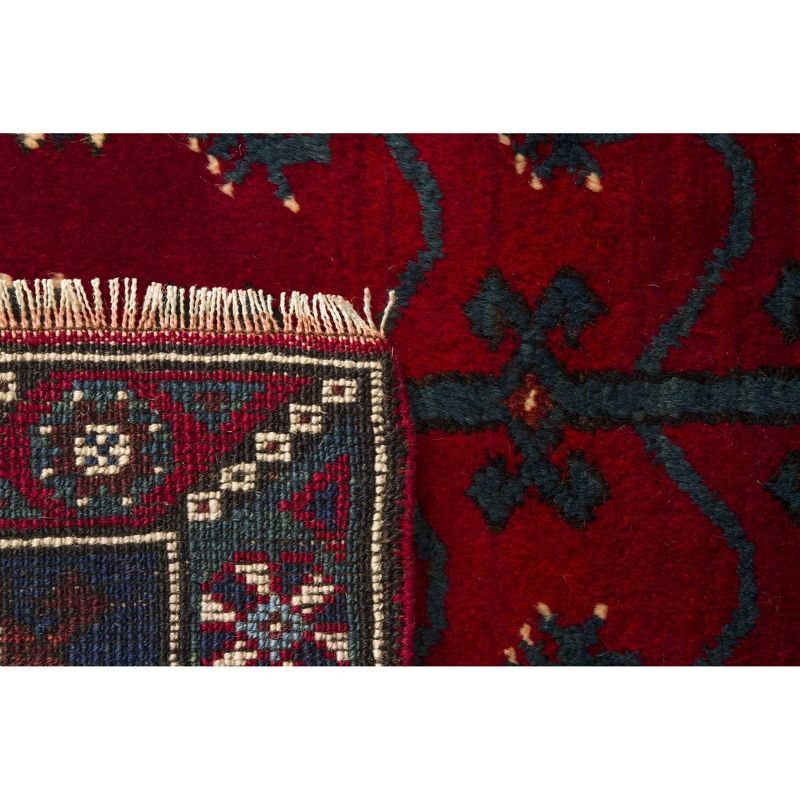 4'1"x6'5" Vintage One-of-a-Kind Gadalia Rug Red - Revival Rugs