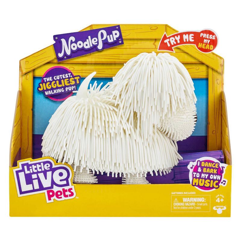 Little Live Pets Noodle Pup - White