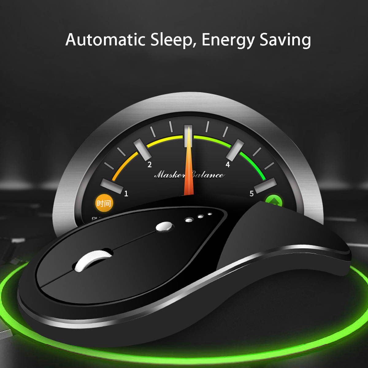 Wireless Rechargeable Gaming Keyboard and Mouse set, 104Keys 2.4G Wireless backlight Waterproof Keyboard and Silent Mouse for PC Laptop