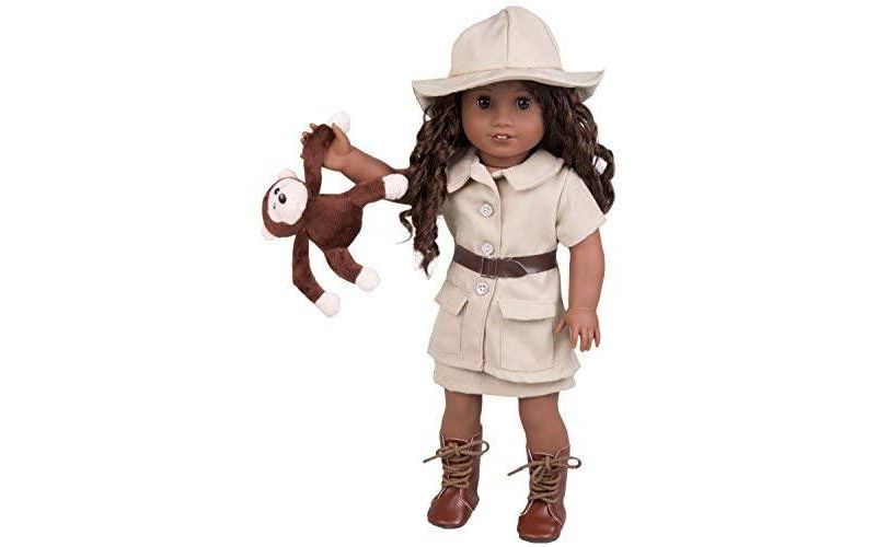 Dress Along Dolly Safari Explorer Outfit for American Girl Doll