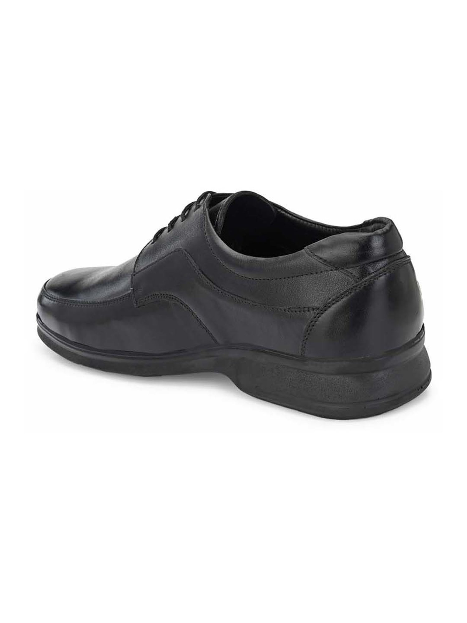 Eego Italy Men's Black Derby Shoes