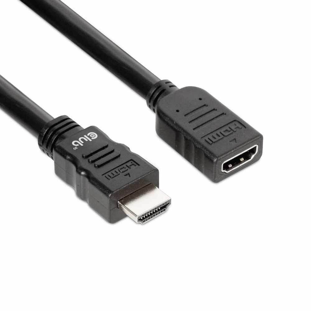 Club3D CAC-1325 16.4 ft. (5.0 m) High Speed HDMI Extension Cable 4K60Hz M/F 5m/16.4 ft. 26 AWG
