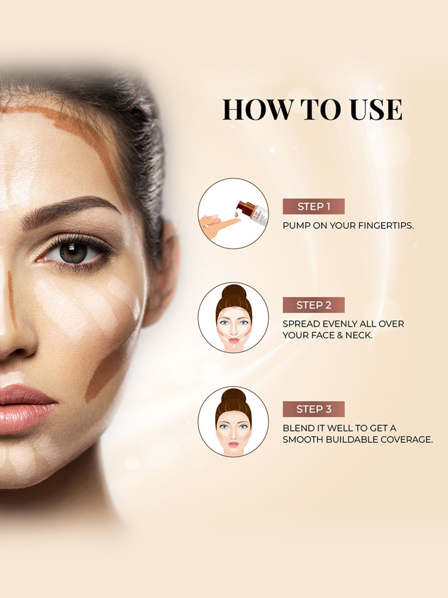 JUST HERBS Hydrating Skin Tint SPF 15+ 4 Sand - 40 ml