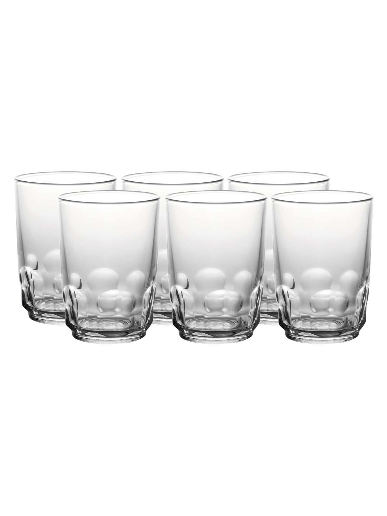 Duralex 'Hilal' Transparent Glass 14.5 cm Tumbler (0.255 L) - Set of 6
