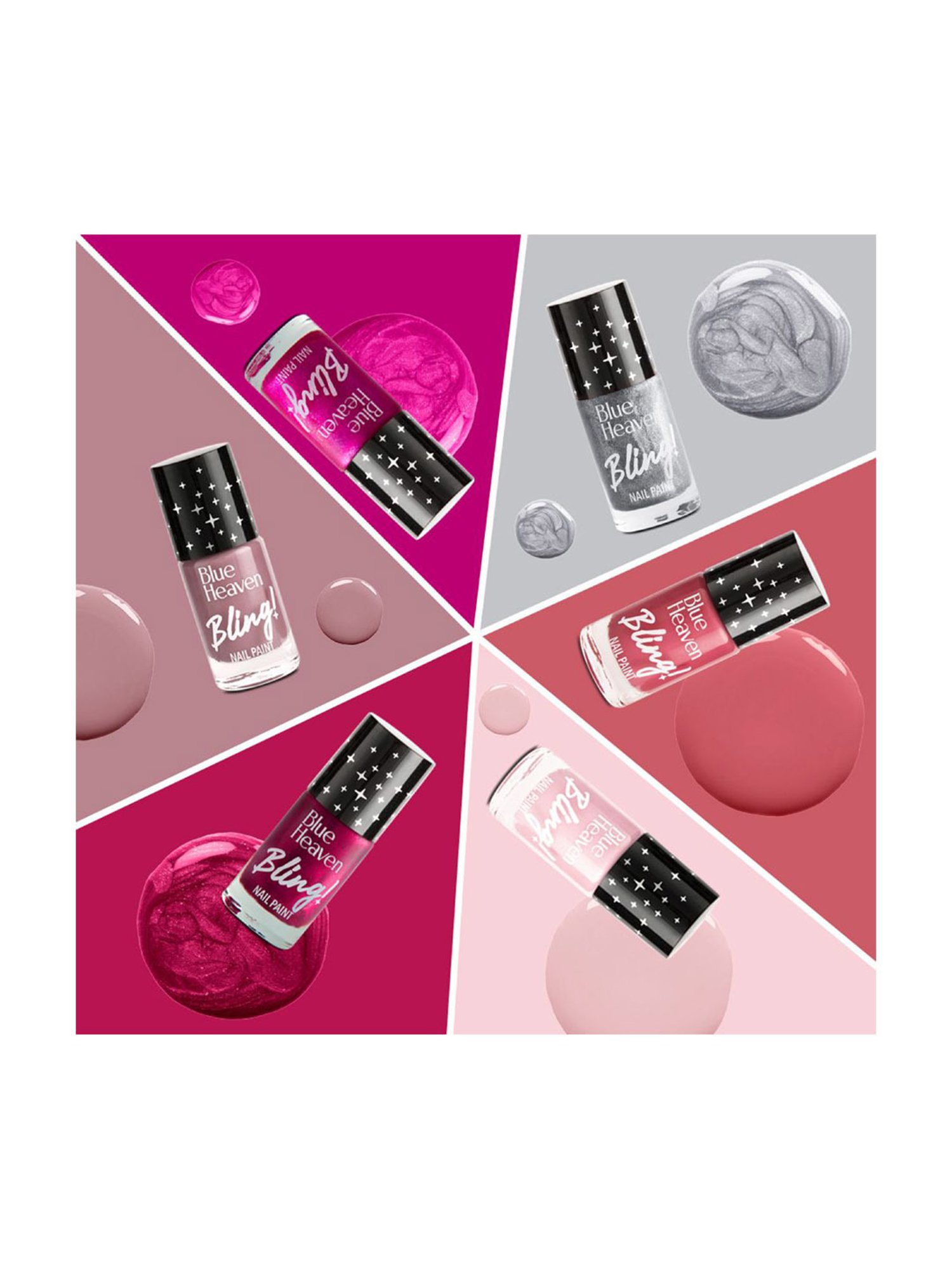 Blue Heaven Drama Queen Edition Bling Nail Paint Set