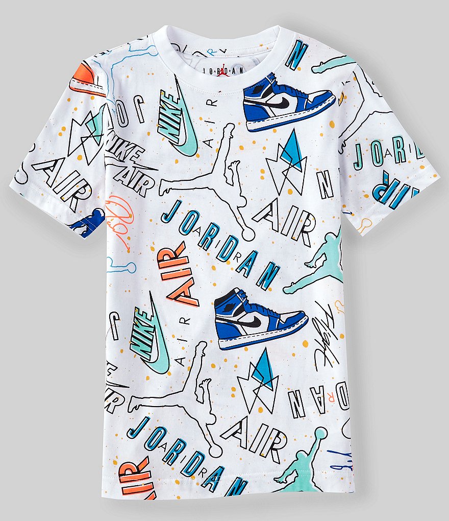 Jordan Big Boys 8-20 Short-Sleeve Playground Printed Tee