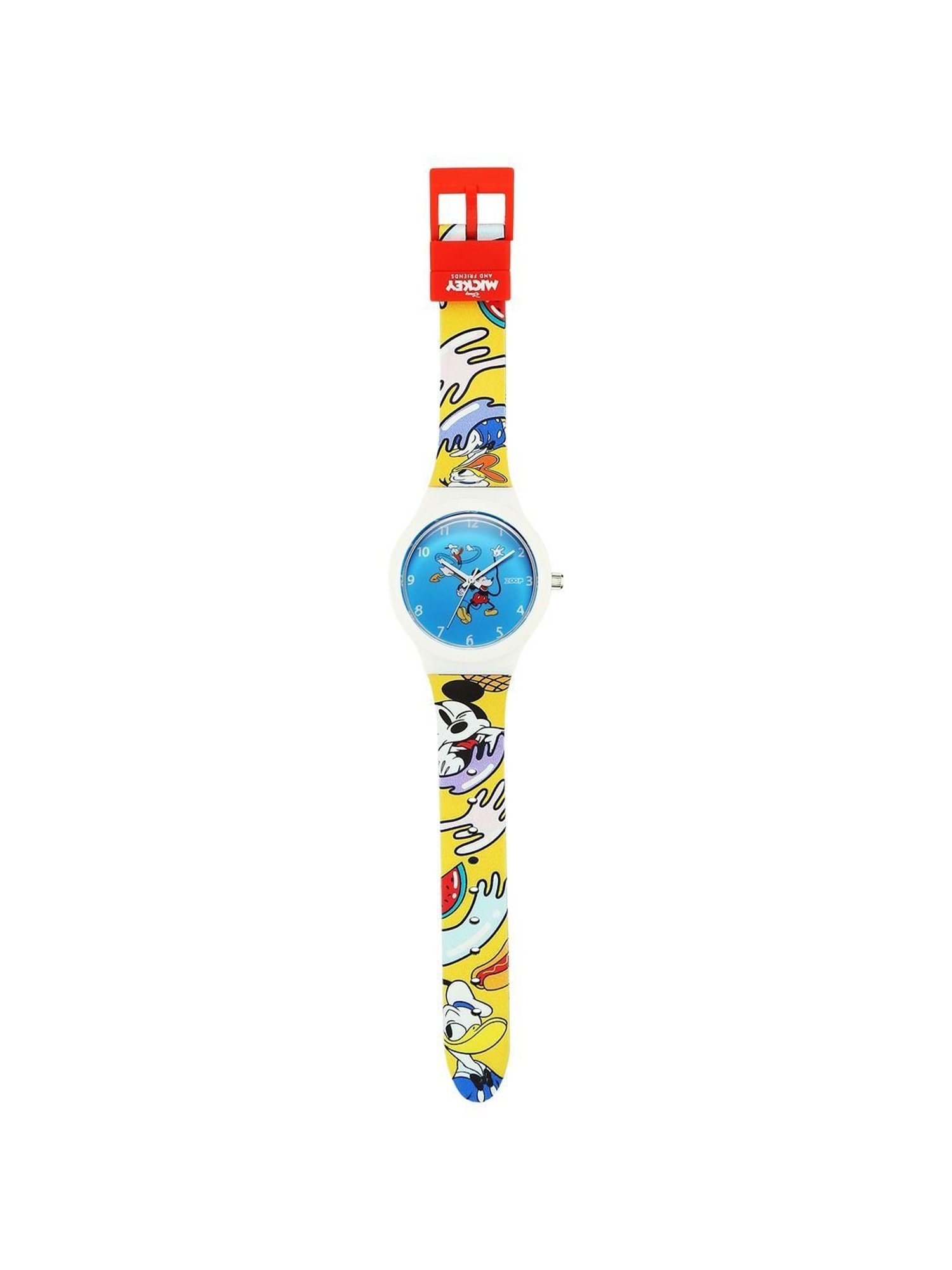 Zoop 16018PP05 Disney Kids Analog Watch with 3 Straps