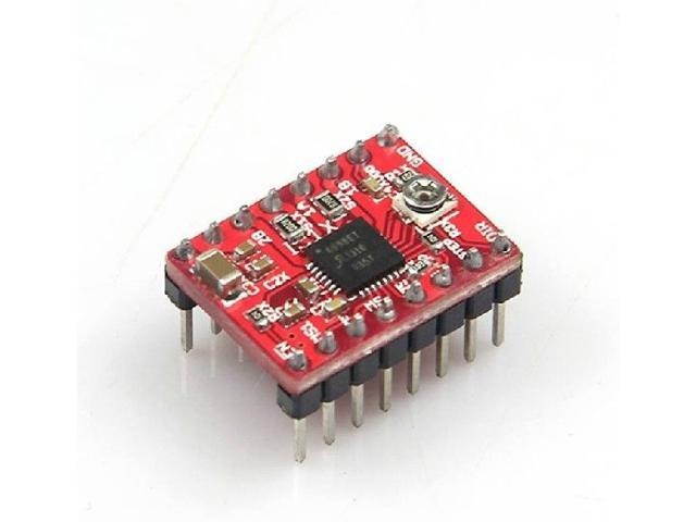 4pcs A4988 Stepper Motor Driver Module Red PCB with Heat Sink for CNC 3D Printer RepRap StepStick