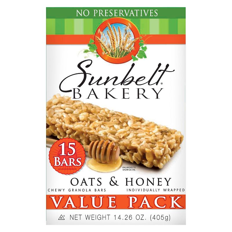 Sunbelt Bakery Oats & Honey Granola Bars - 8ct