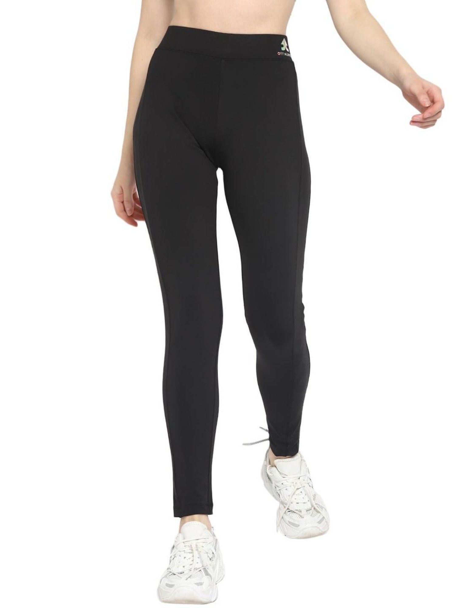 OFF LIMITS Black Self Print Tights